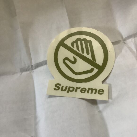 Supreme Warning Sticker 100% Authentic FW22 Season IN HAND - Picture 1 of 1